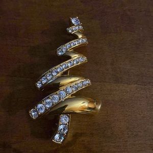 Vintage Monet Christmas Tree Pin